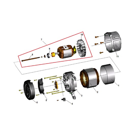 Ротор и статор Champion GG11000E